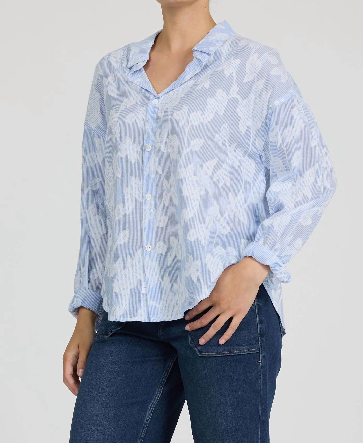Dear John Denim - Adrianna Floral Burnout Top
