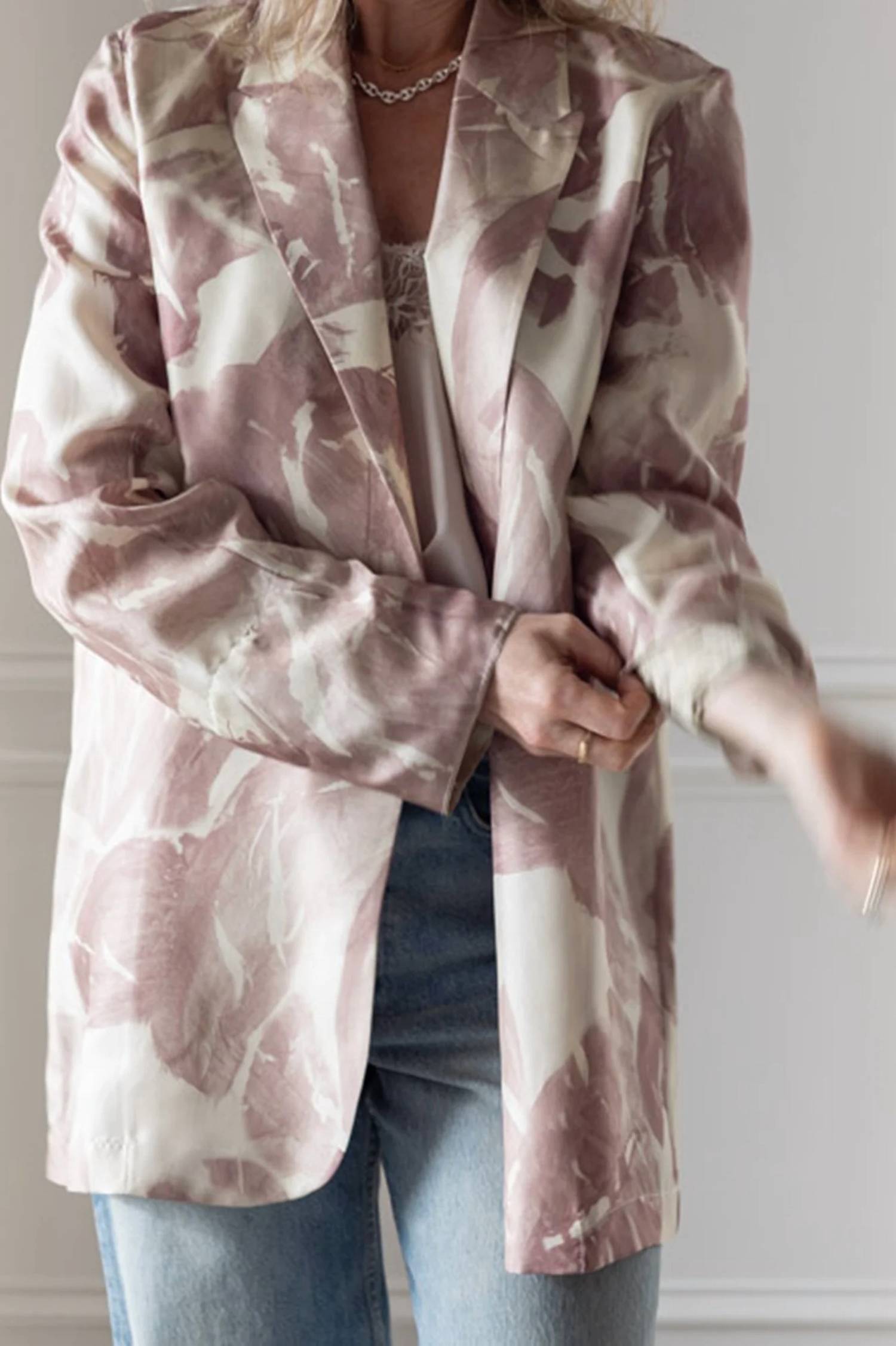 Alysi - Brushed Print Jacket