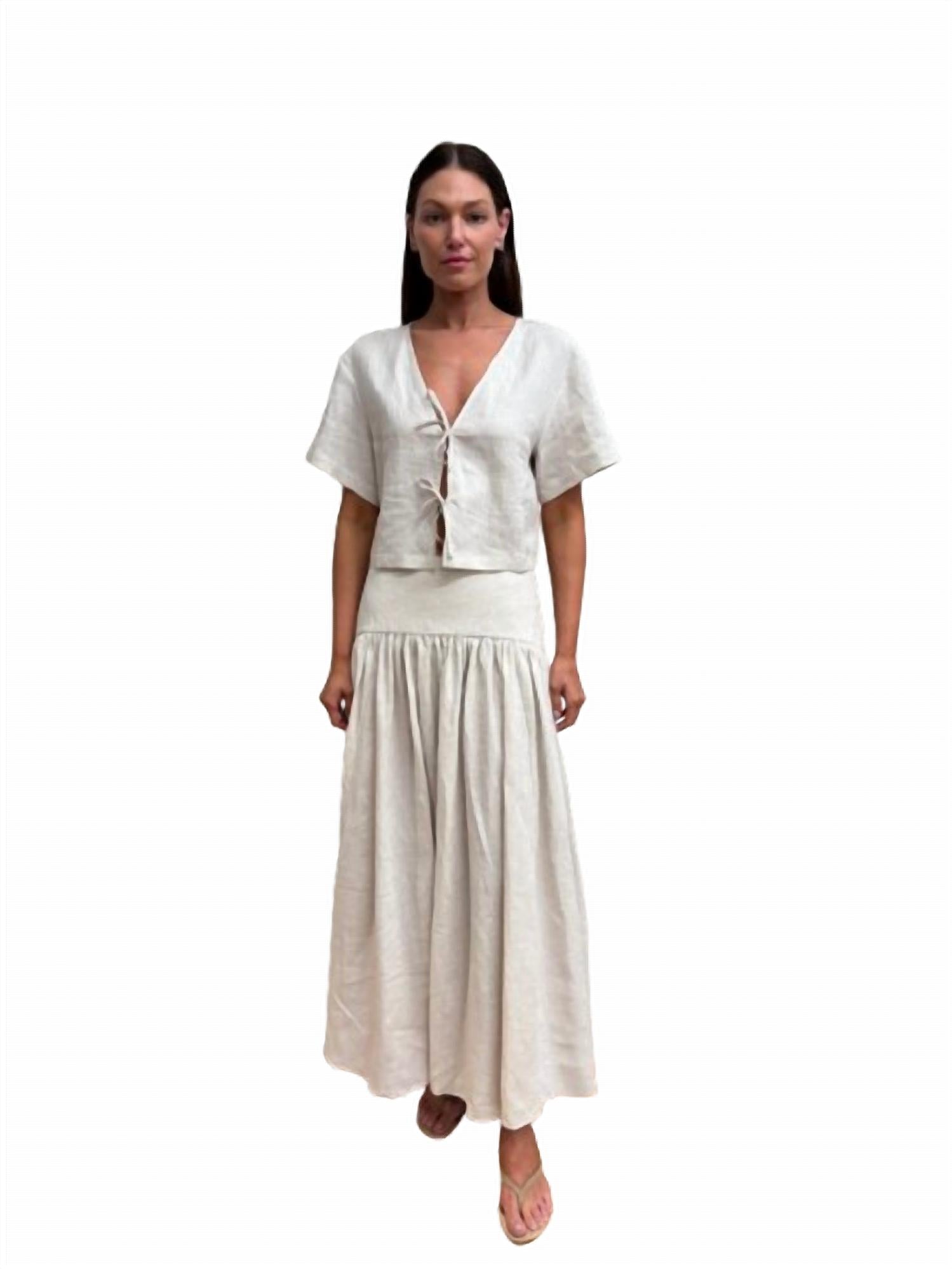 Staud - Ava Linen Top