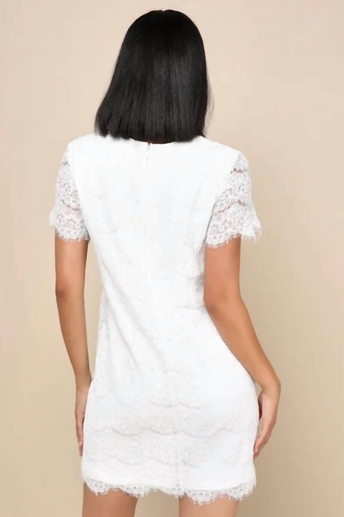 Lulus - Take Me To Brunch Lace Shift Dress