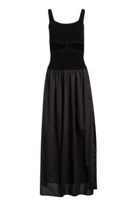 Naadam - Mixed Media Long Twist Maxi Dress