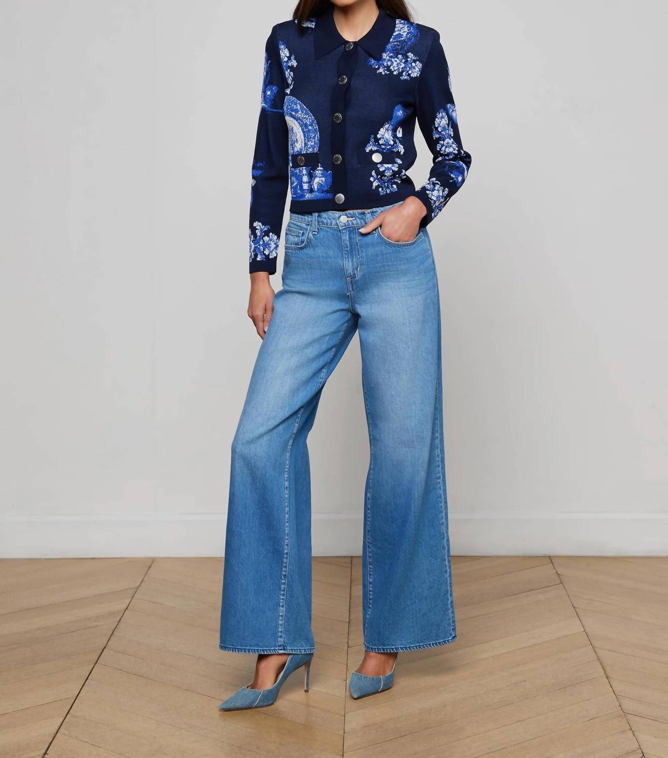 L'Agence - Osiris Jacquard Cardigan