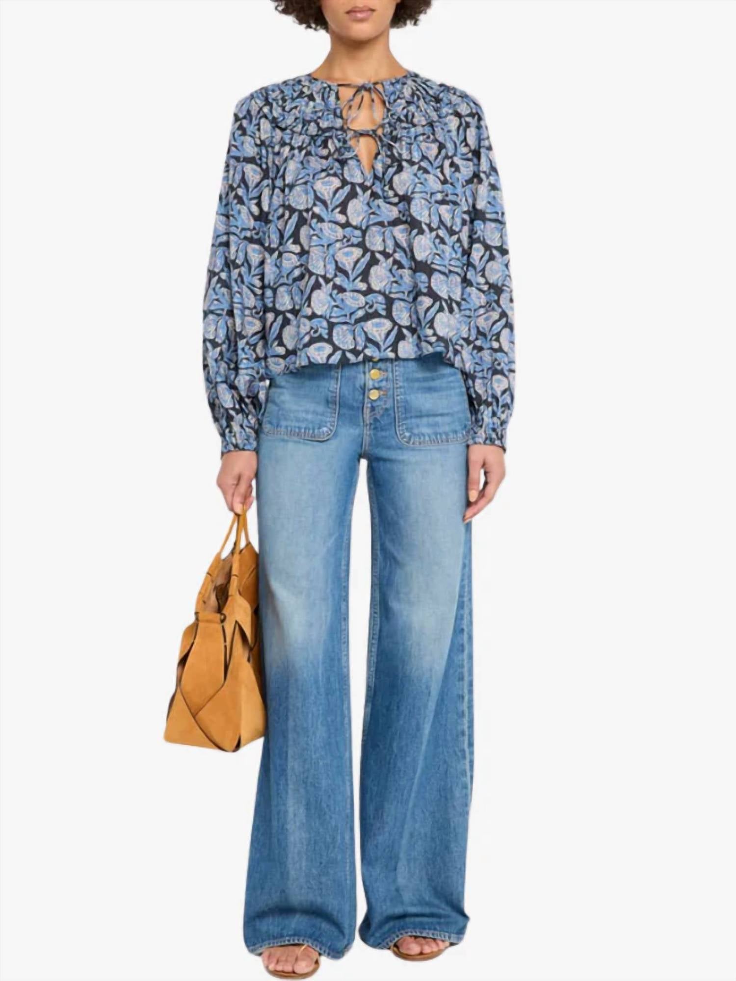 Ulla Johnson - Florelle Long Sleeve Cotton Blouse