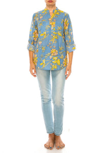 Magazine Clothing - Women’s Magazine Printed Tunic Top