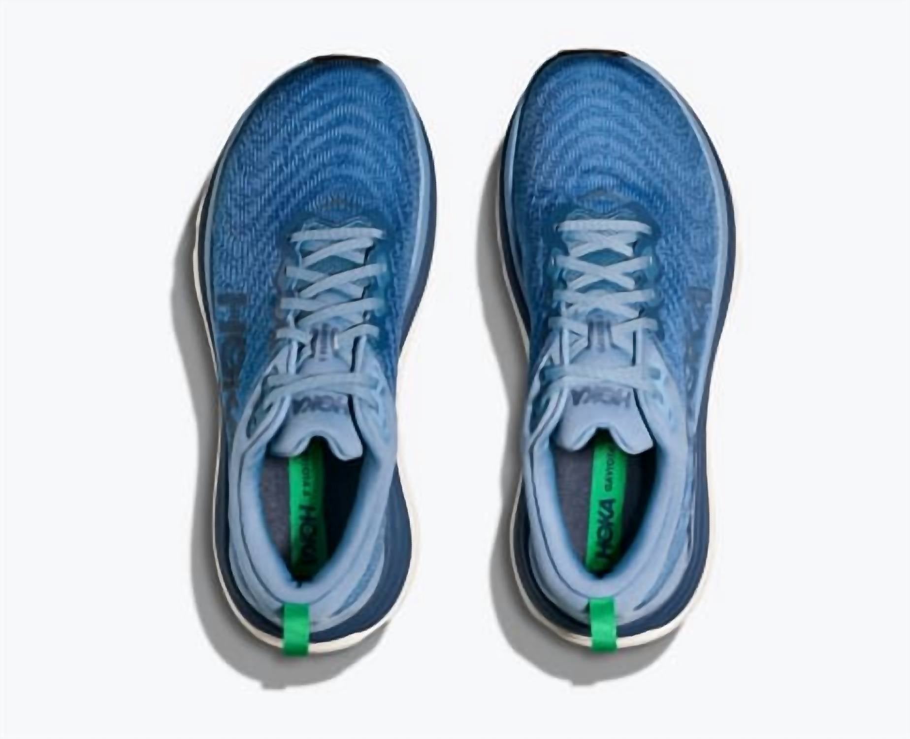 Hoka Men's Gaviota 5 Shoe in downpour thunder cloud 1 - men's sneaker - detail view