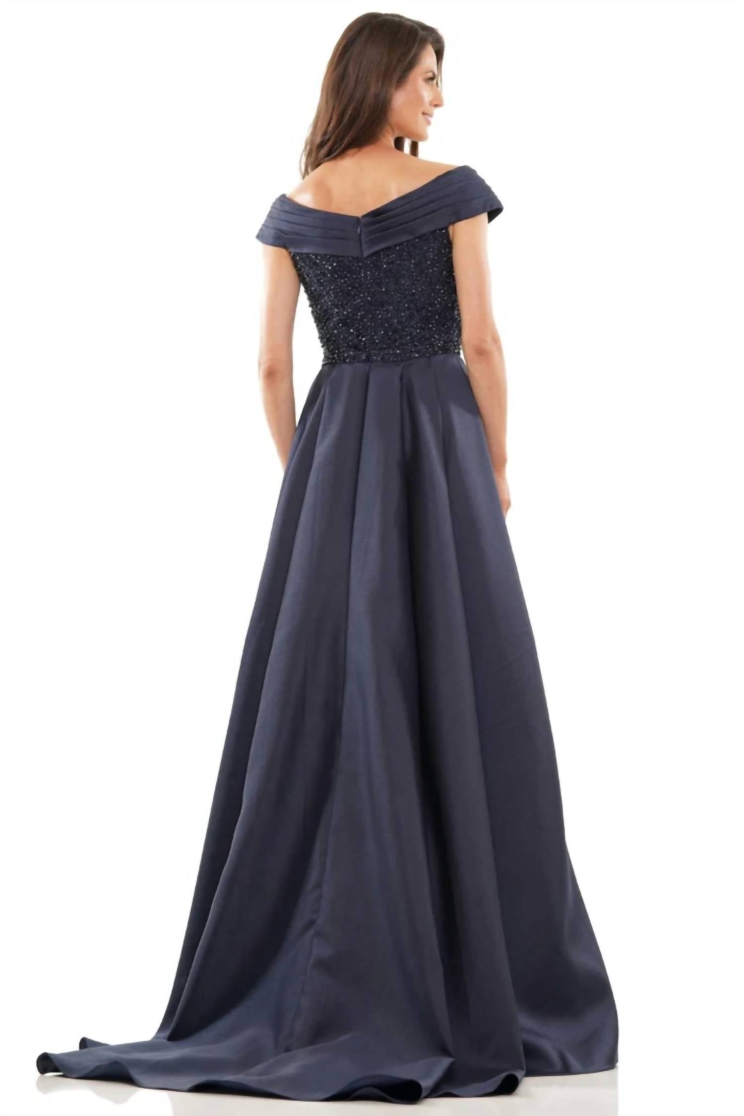 Colors Dress - Beaded Bodice Gown