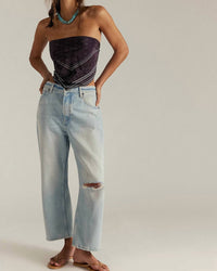 Free People - Deep Trance Dropped Boyfriend Jeans