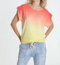 Label+Thread - Women's Ombre Tie Tee