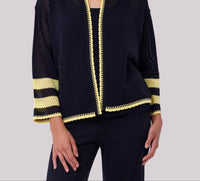 Angel Apparel - Crochet Long Sleeves Cardigan