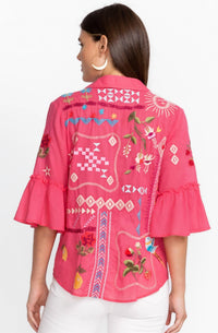 Johnny Was - Lyonne Ruffle Sleeve Shirt