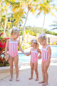 The Beaufort Bonnet Company - Girls' Shannon Bow Bathing Suit