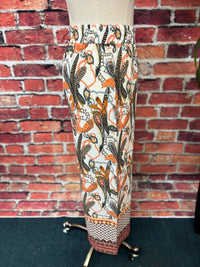 Isle Women's Desert Paisley Wide-leg Pants in beige - women's pants - alternate view