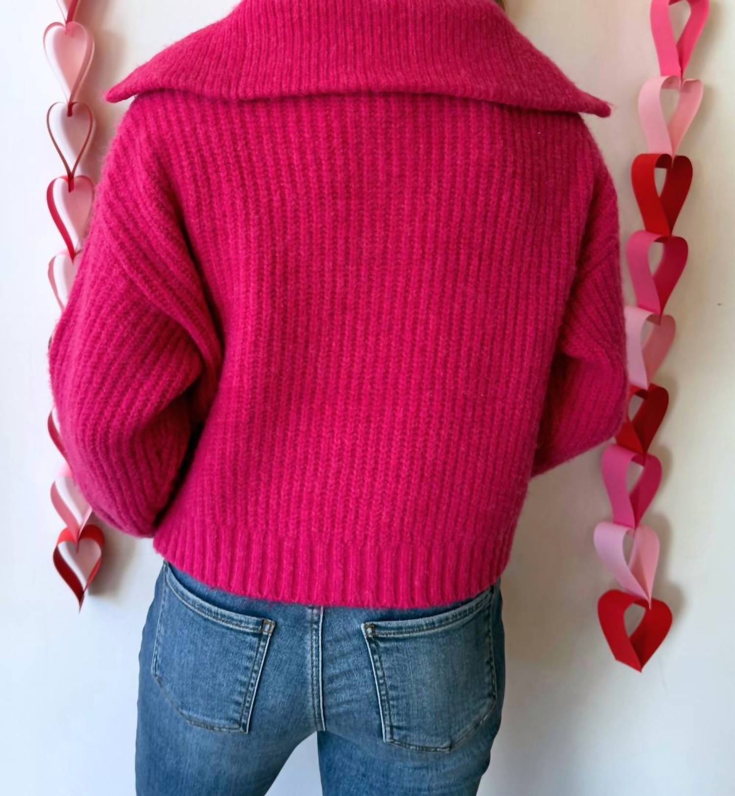 Lili Sidonio - Chunky Varsity Collar Sweater