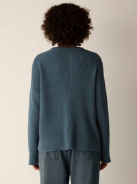 Eileen Fisher - Peruvian Cotton Cloud Crew Neck Top