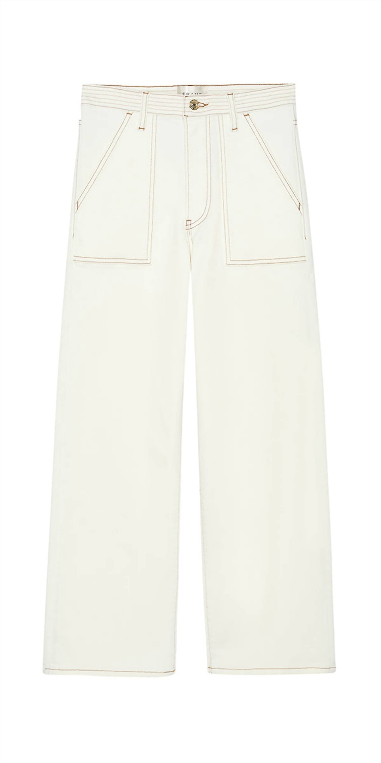 Frame - Women's Trapunto Straight Jean
