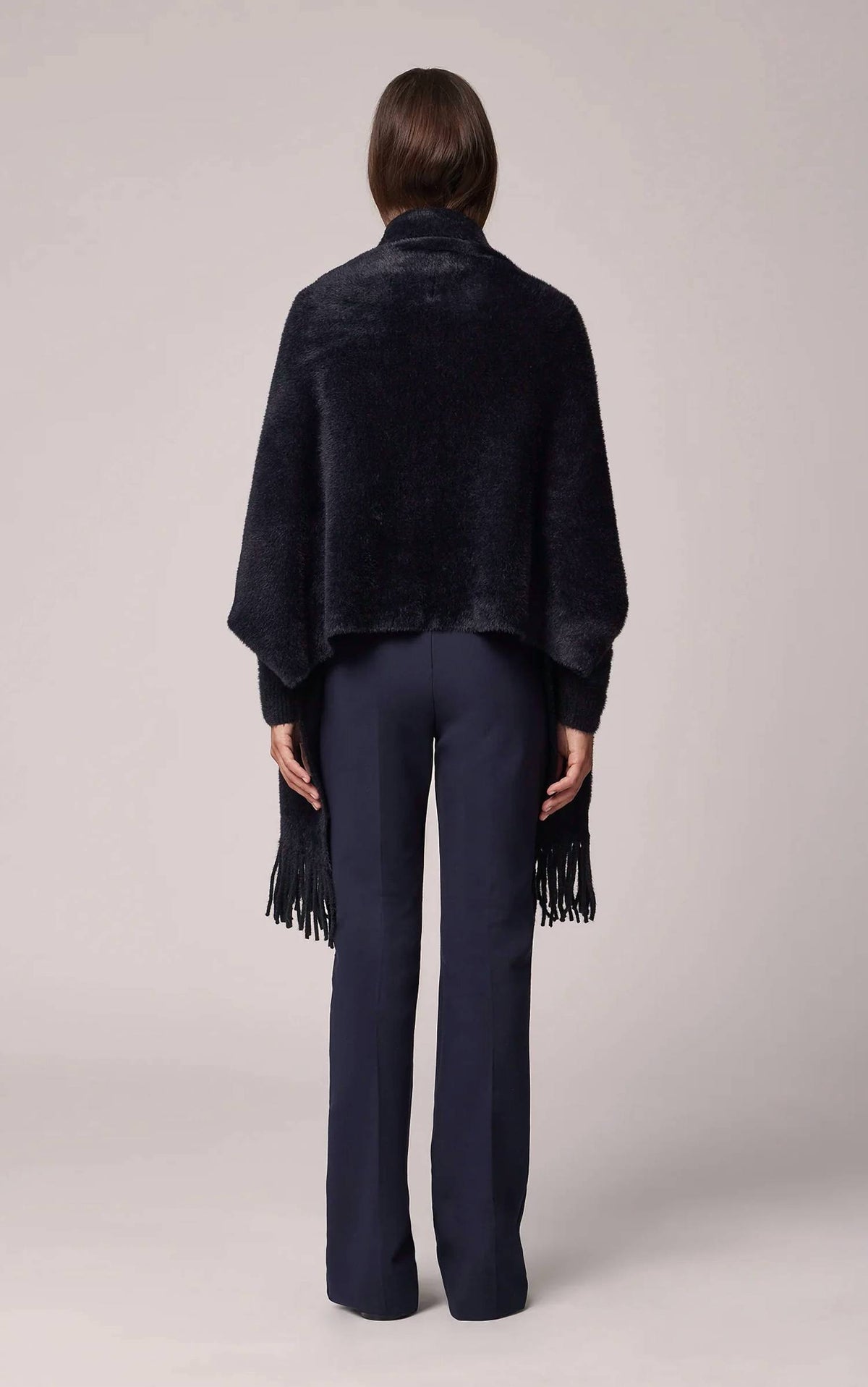 Soia&Kyo - DANELA KNIT SCARFIGAN WITH FRINGE