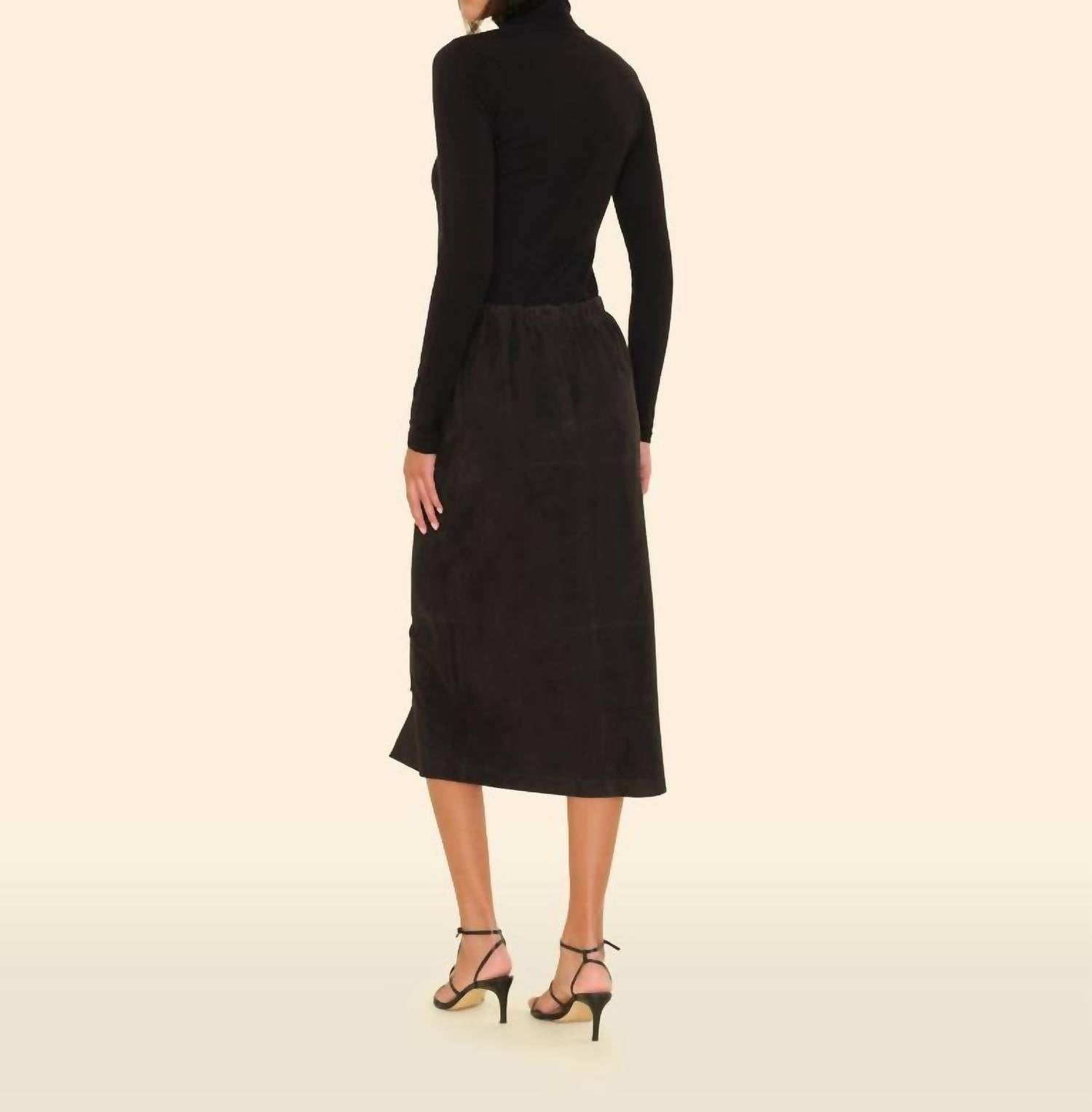 Xirena - Bonnie Suede Midi Skirt
