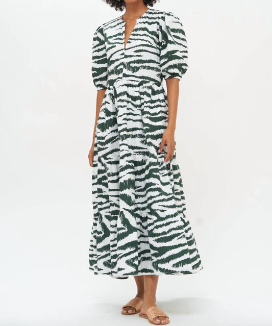 Oliphant - Puff Sleeve Maxi Dress