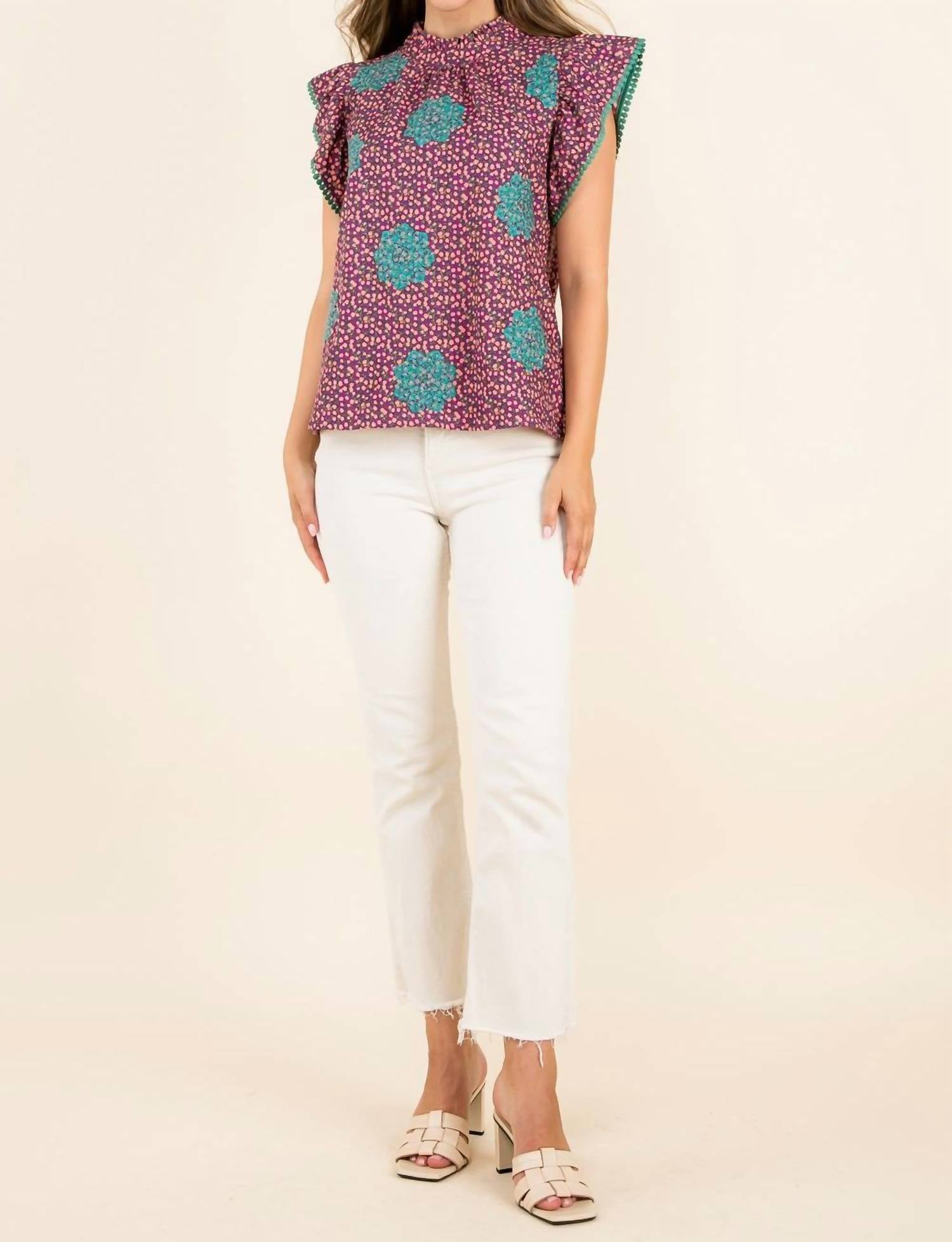 Thml - Twists & Turns Flutter Sleeve Top