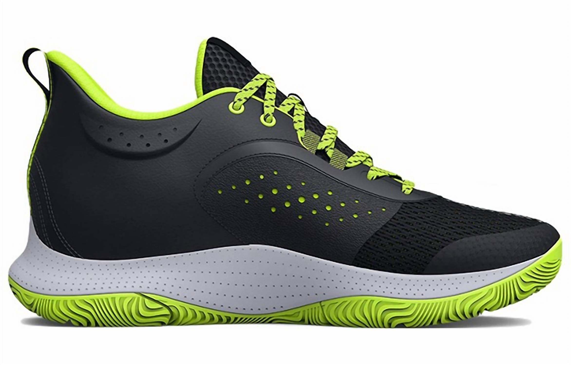 UNDER ARMOUR Unisex Curry Shoes in black green - sneaker - alternate view