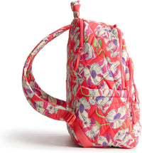 Vera Bradley Women's Large Bancroft Backpack in swirling poppies - women's bag - alternate view