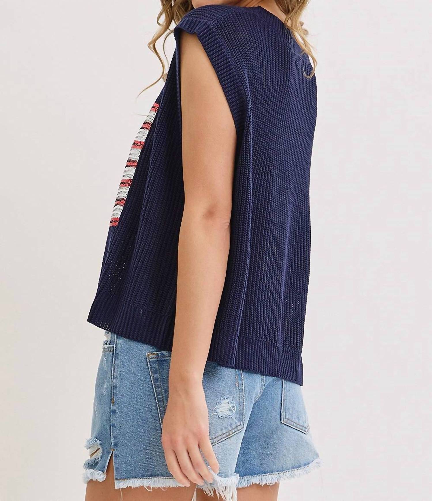 Sweet Lovely By Jen - Home Team Knit Tank Top