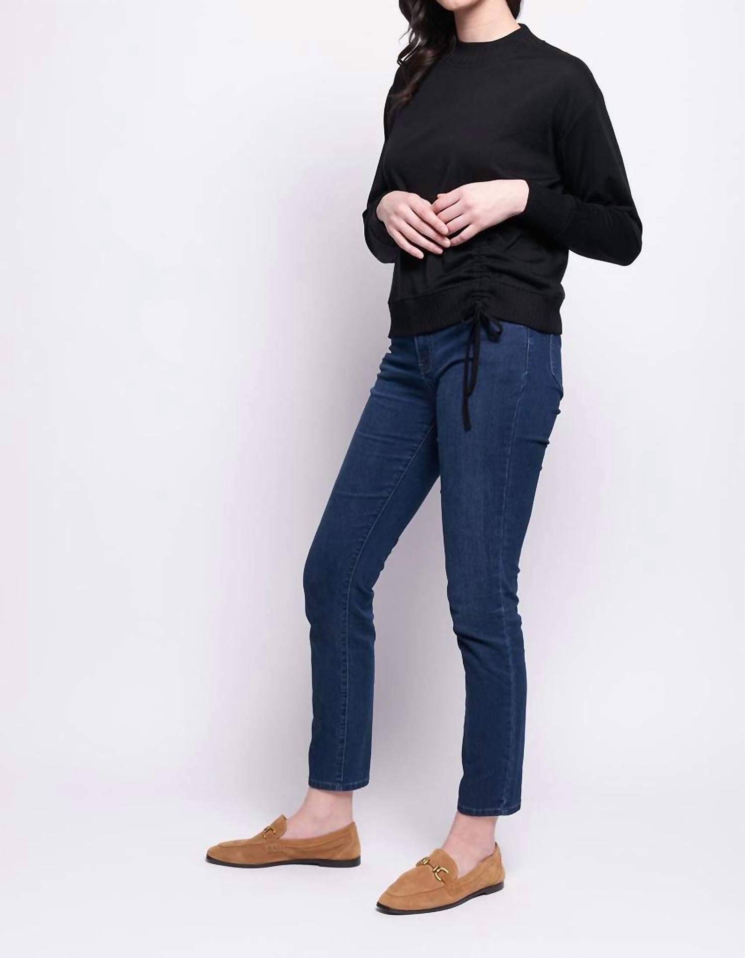 FOIL Best Side Top in black - women's sweater - view 4