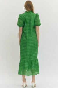 Entro - Happy Are We Eyelet Maxi Dress