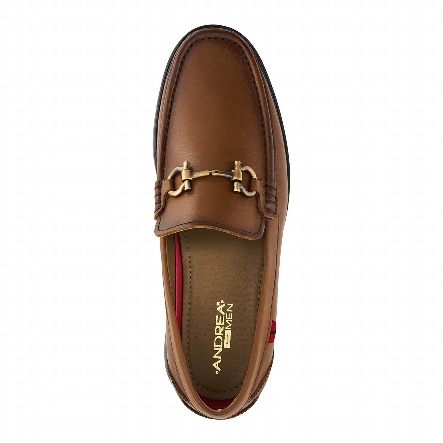 Andrea - Men's Horsebit Buckle Leather Loafer