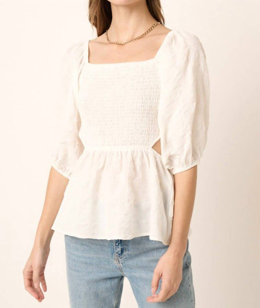 Mittoshop - Cut Out Detail Blouse