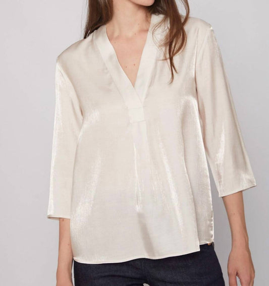 Vilagallo - Leandra V Neck Top