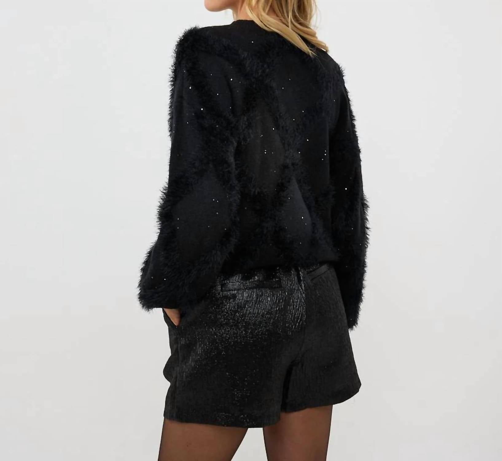 Esqualo - Frieda Fuzzy Sequin Sweater
