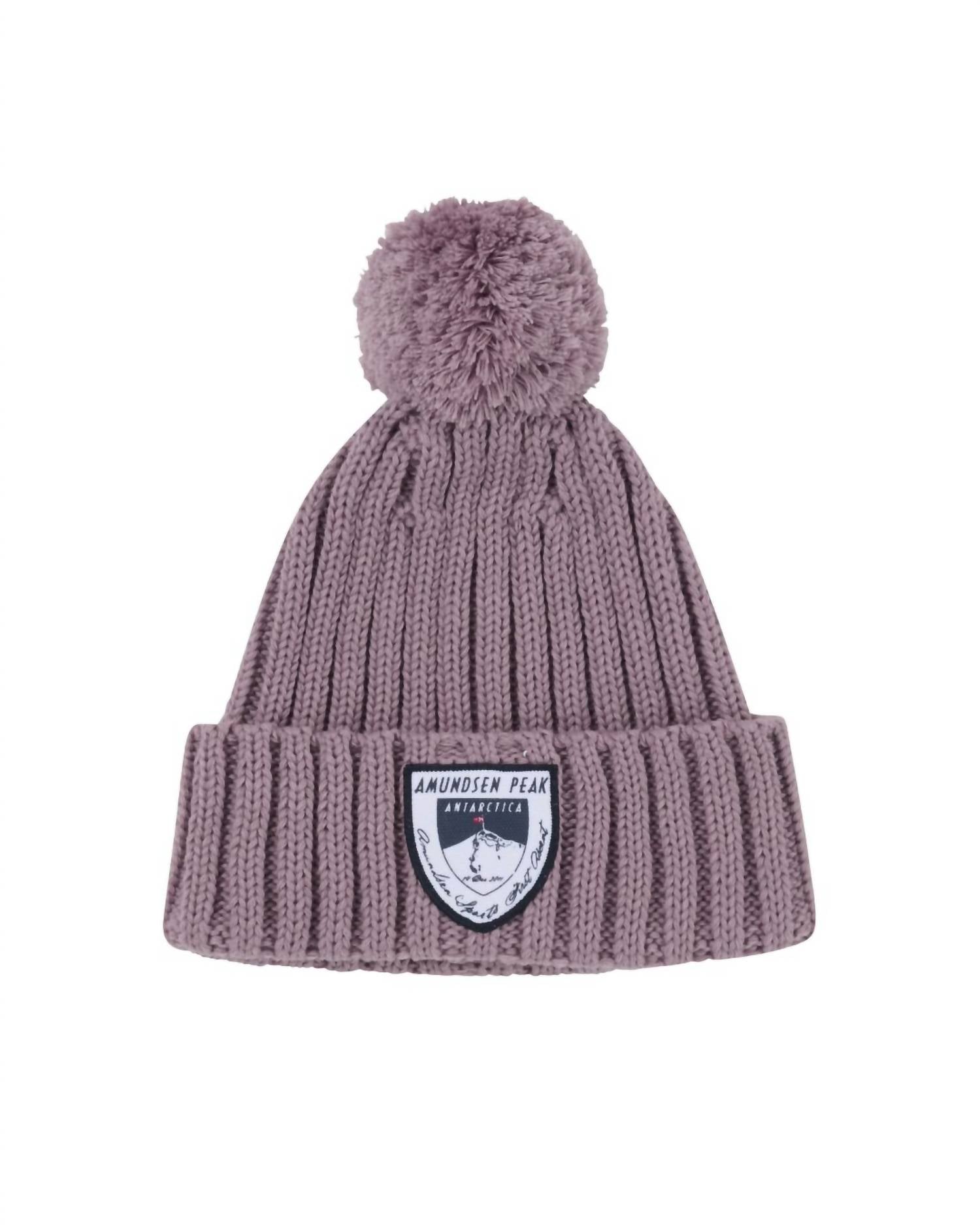 AMUNDSEN Women's Groomer Beanie in mountain rose - women's hat