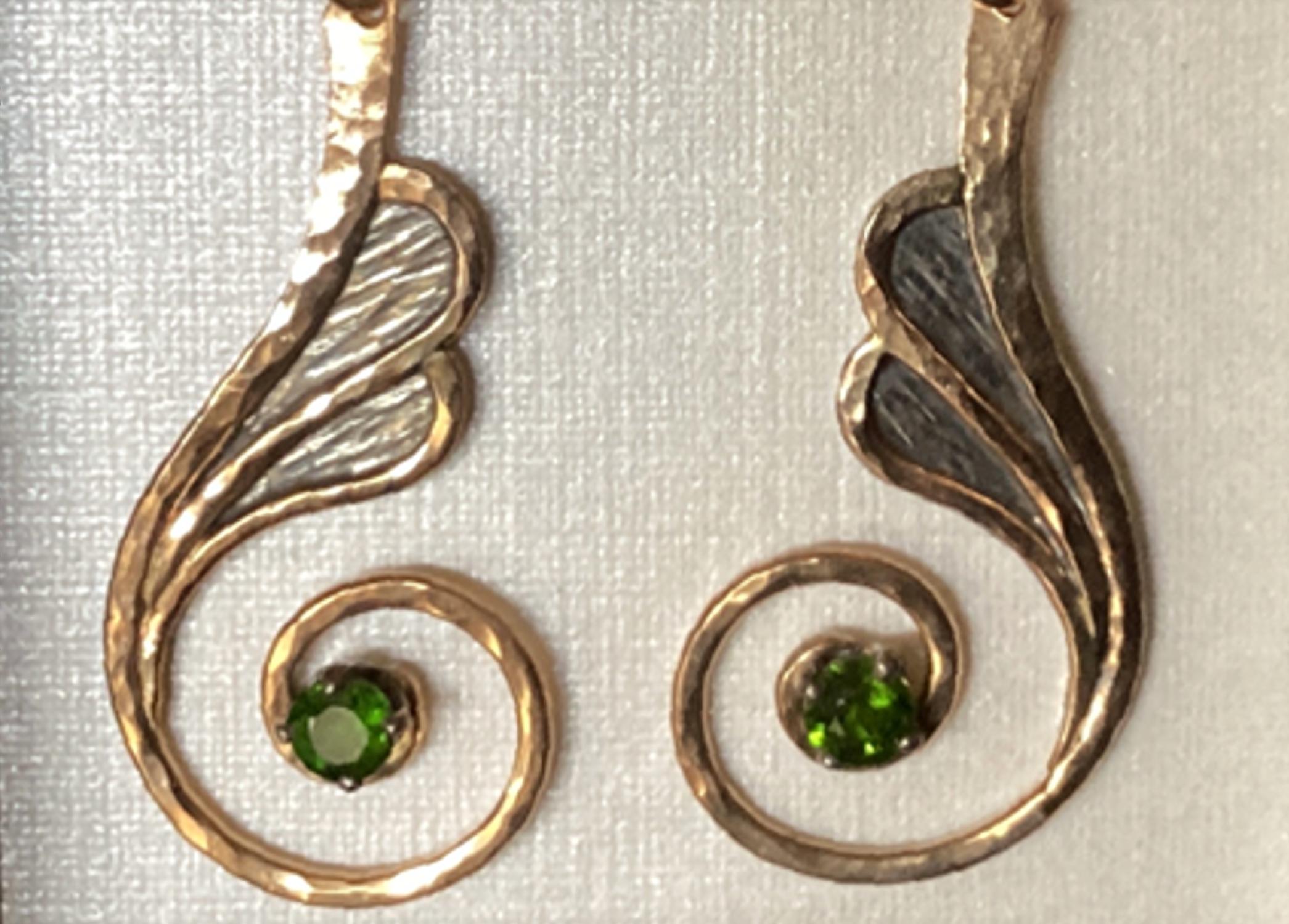 Tyler Haas - Women's Spiral Drop Earrings