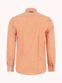 A Fish Named Fred - Long Sleeve Linen Stripe Shirt