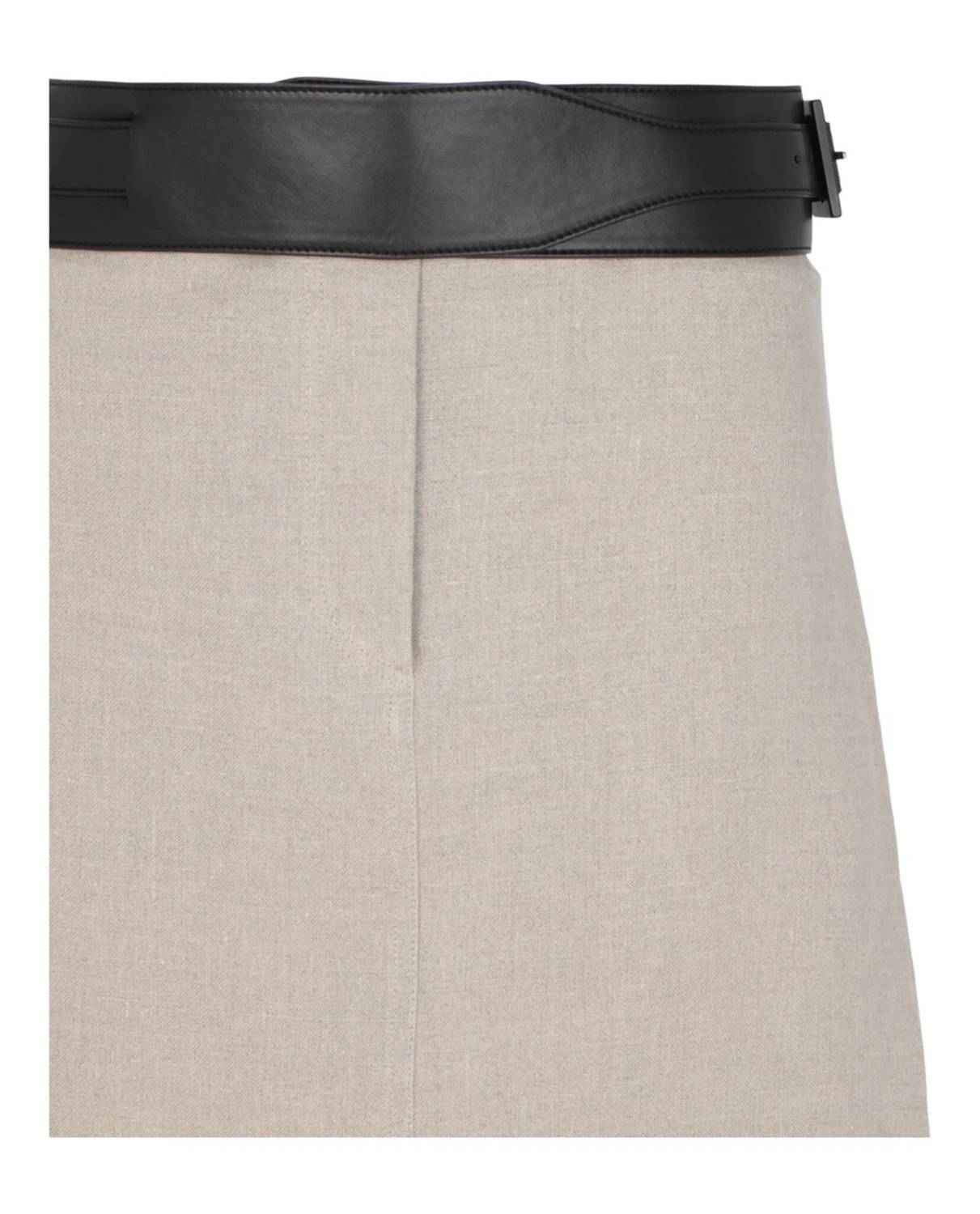 Salvatore Ferragamo - Women's Mini Skirt With Removable Leather Belt