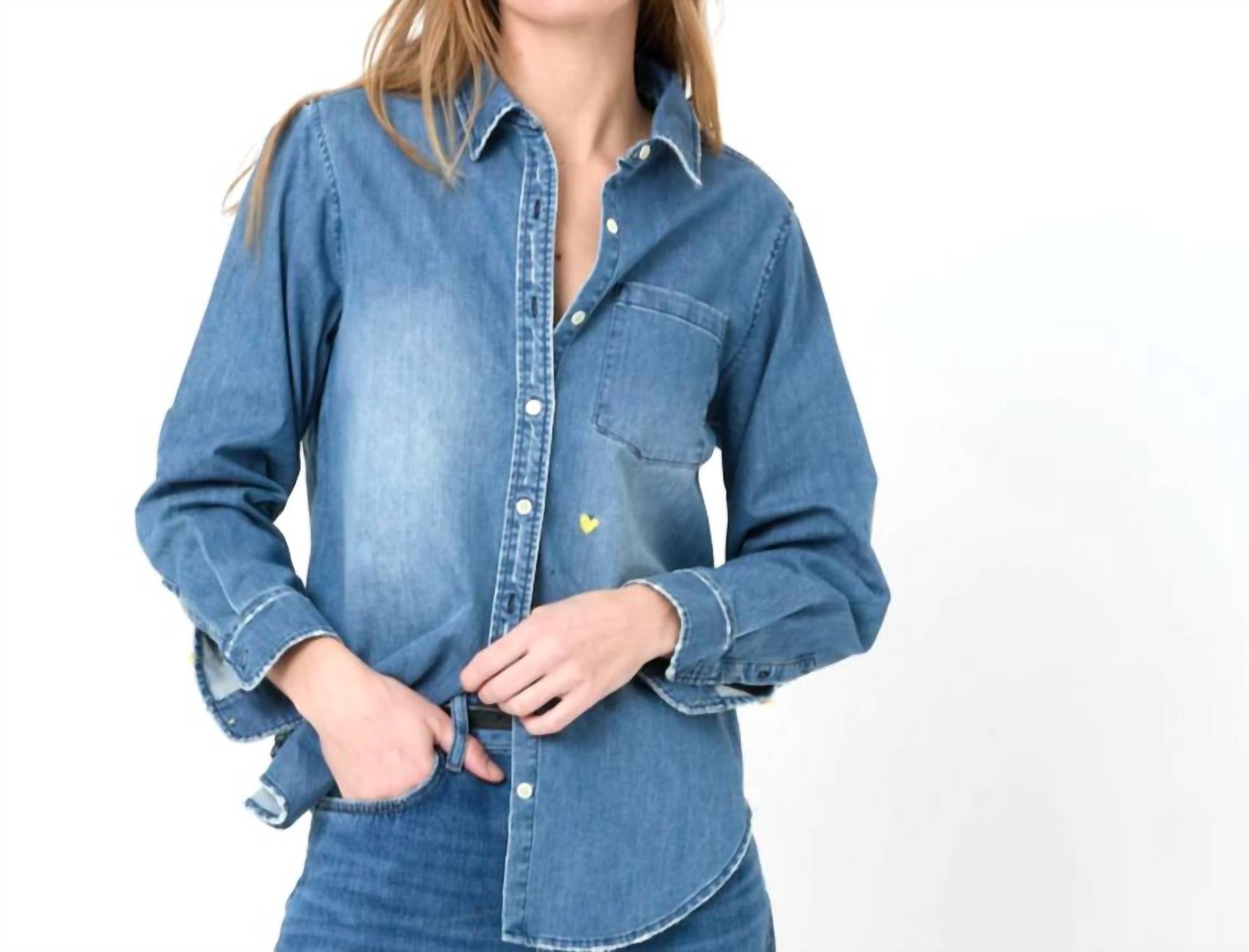 Kerri Rosenthal - Mia Shirt Core True Denim Jacket