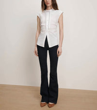 Veronica Beard - Joon Tie-neck Button-down Blouse