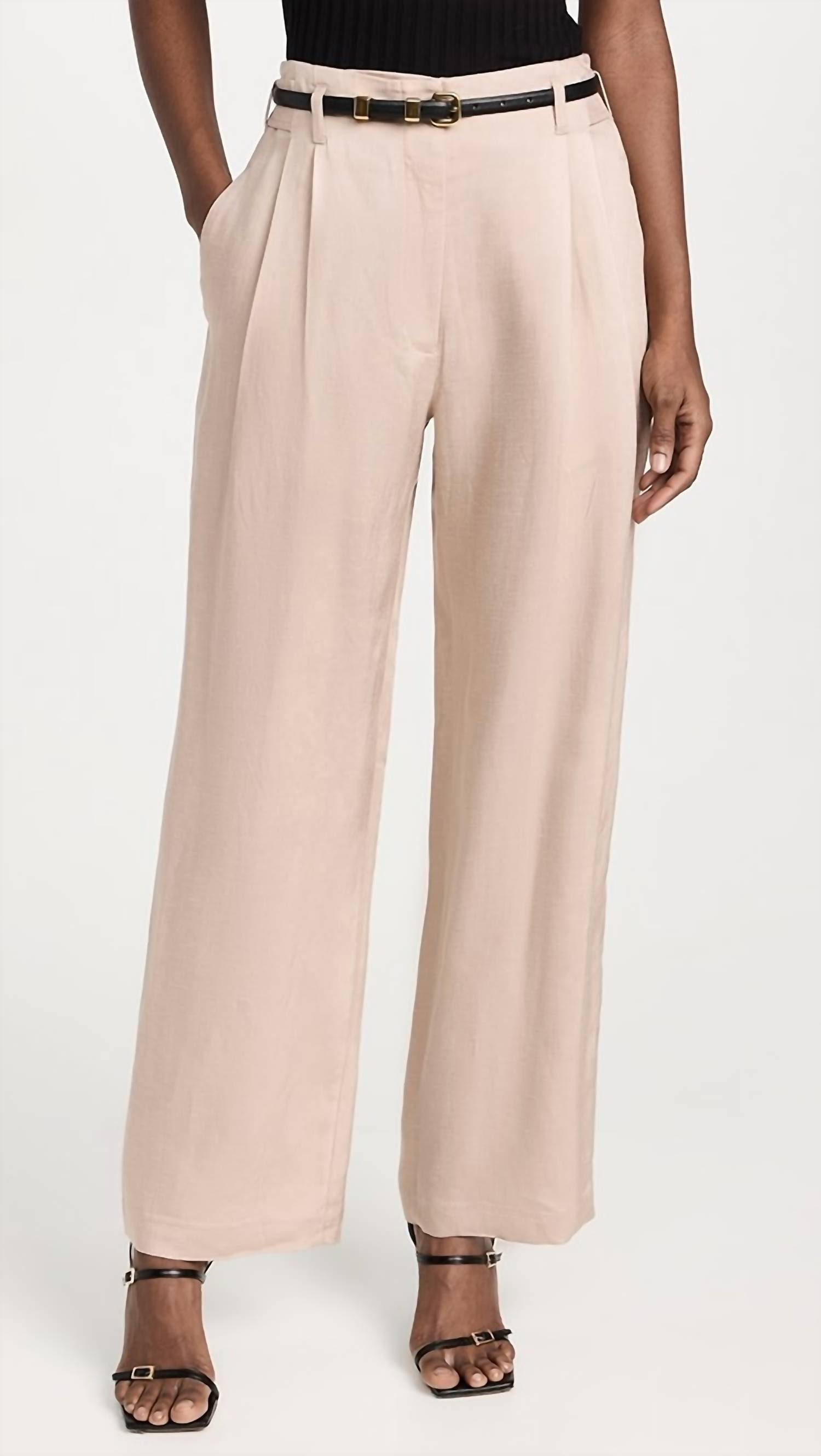 Nation LTD Del Full Leg Trouser in paper bag - women's pants