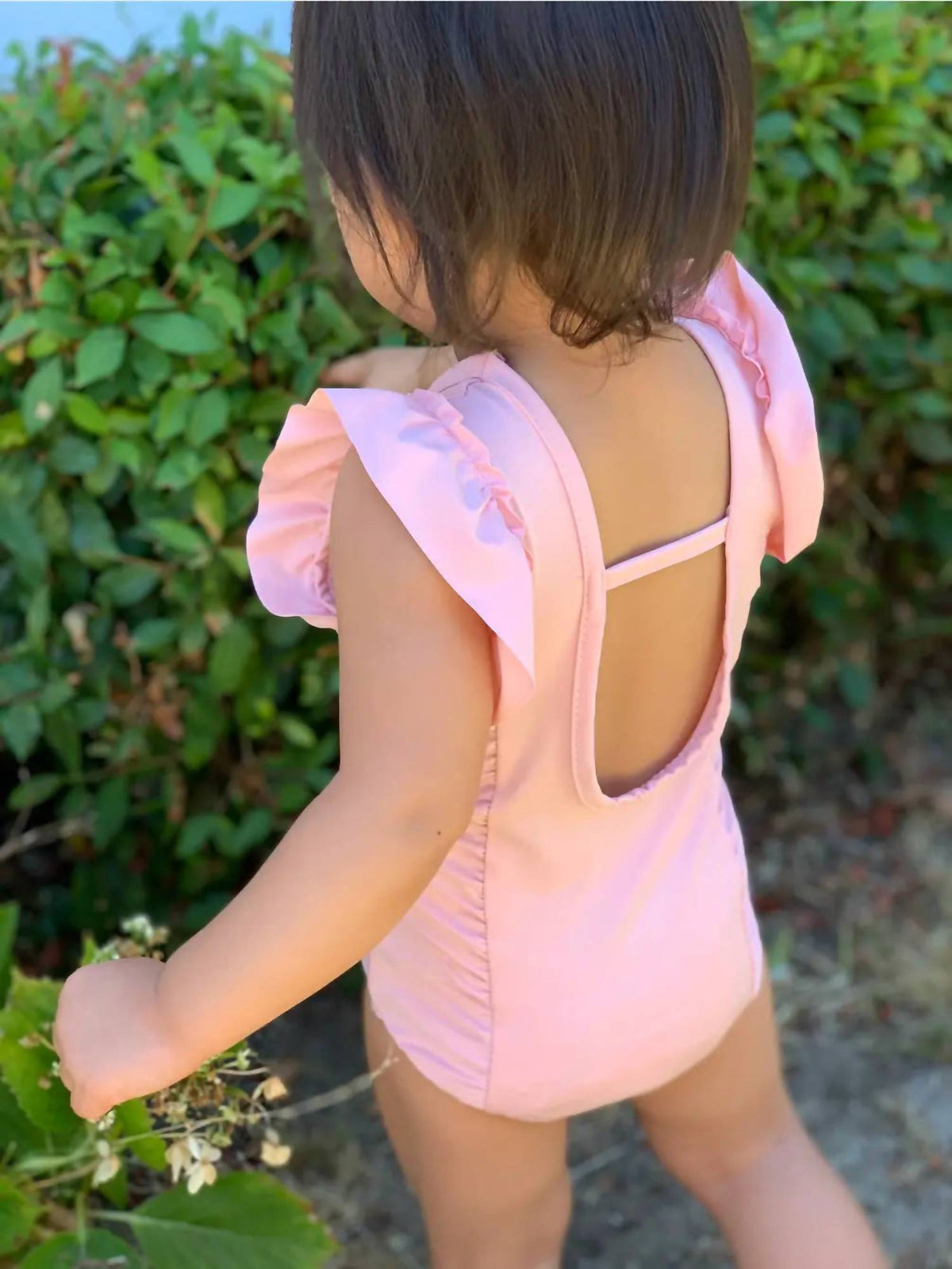 Anggo - Ruffle Swimsuit Set