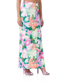 Afrm - Ryleigh Hi Waist Maxi Side Slit Skirt