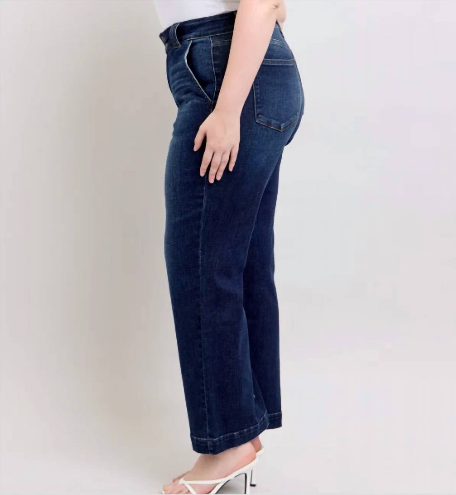 Judy Blue - Women's High Waist Wide Leg Jeans