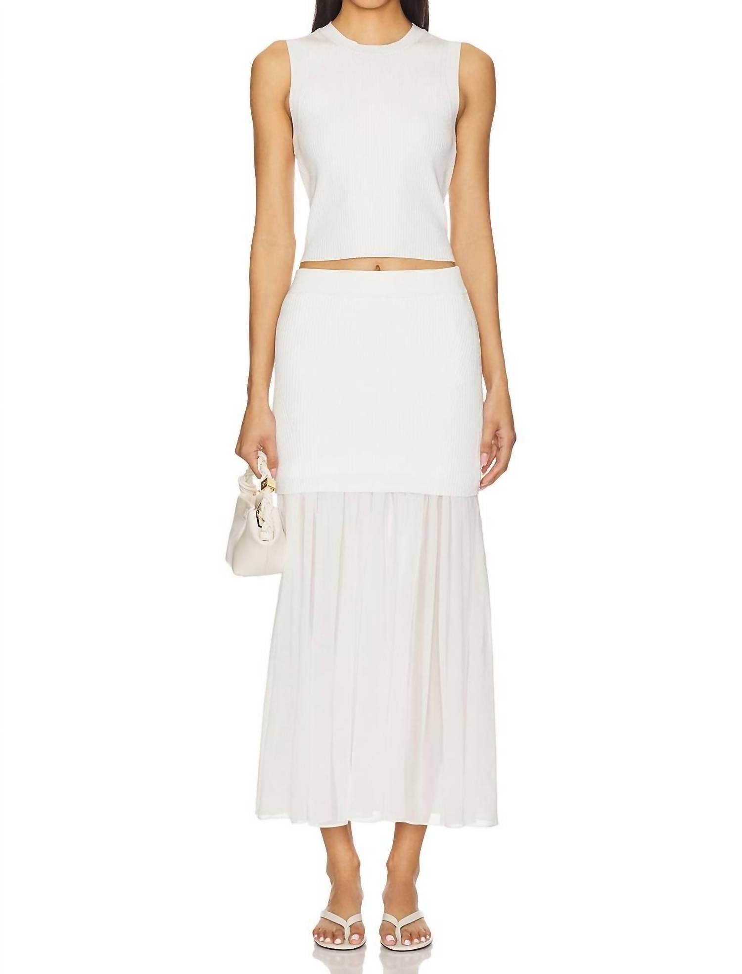 A.L.C. - Kayla Ribbed Tank Top