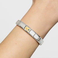 Nomination - Unisex Birth Stones Links Bracelet