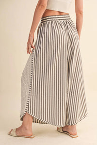 Klesis - Caitlin Dolphin Hem Wide Leg Pants