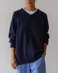 Donni. - Cotton Cashmere V-neck Sweater
