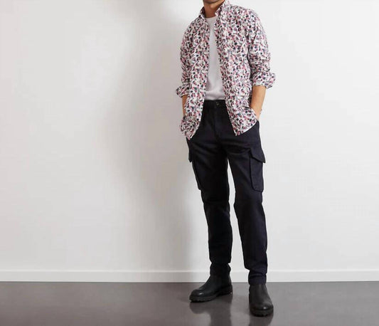 Eden Park - Floral Button-up Polo Shirt