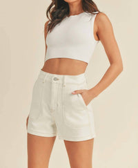 Just Panmaco Inc. - High Rise Cargo Shorts