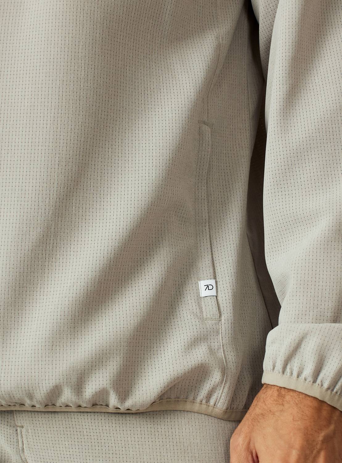 7Diamonds Men's Oxygenate Quarter Zip Pullover in sand - men's sweater - view 4