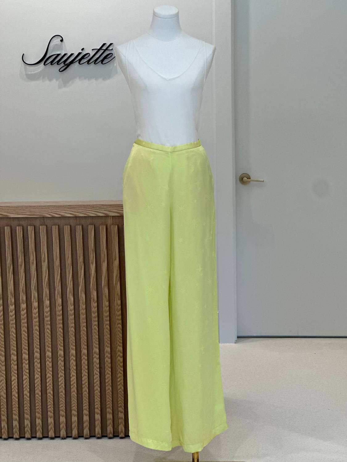 forte forte Women's Étoile Palazzo Pants in yellow - women's pants
